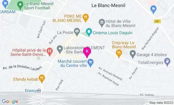 Localisation Inès Lardenois