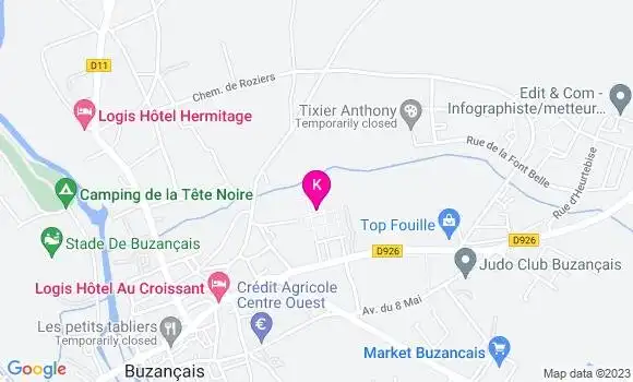 Localisation Claire Nicault Gaulandeau