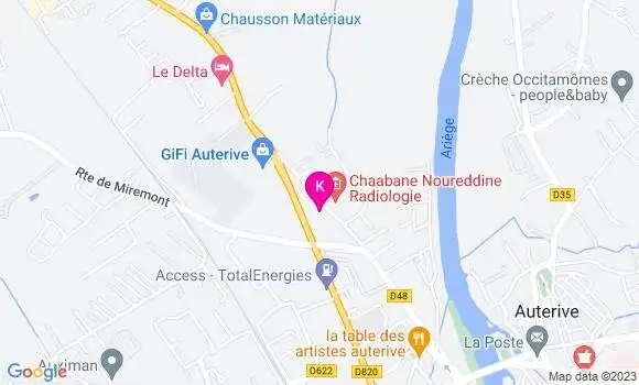 Localisation Alexandre Xemard