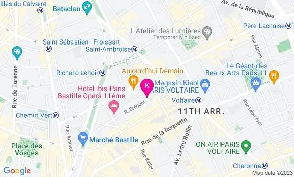 Localisation Axel Coustenoble