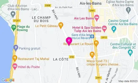 Localisation Elise Poinsignon