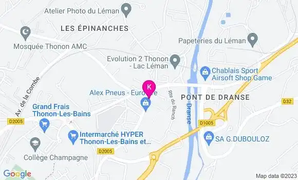 Localisation Charlene Taberlet