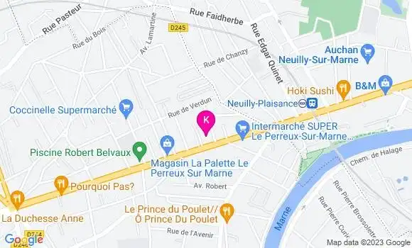 Localisation Ameline Chanal