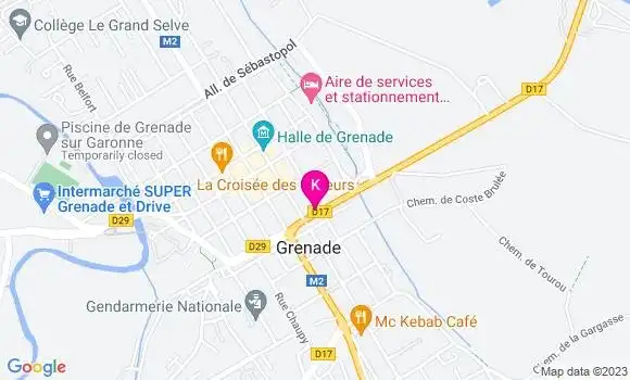 Localisation Pauline Cavallier