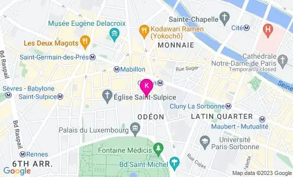 Localisation Justine Carriou