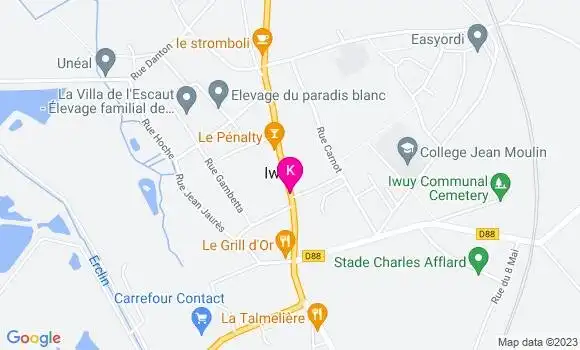 Localisation Jeanne Lemaire