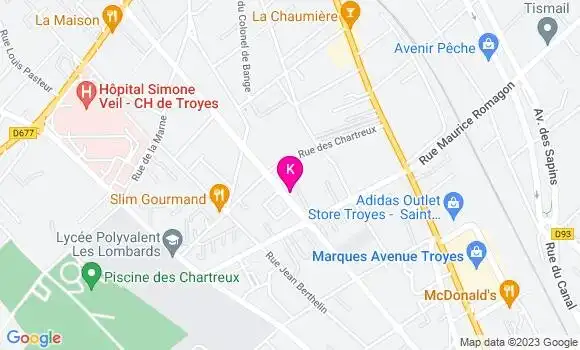 Localisation Maureen Prunier