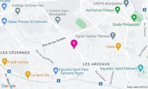 Localisation Coralie Marine Daveze