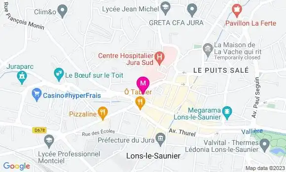 Localisation Emmanuelle Thillier