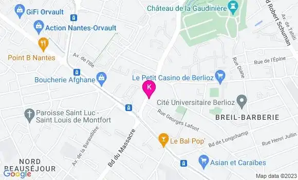 Localisation Georges Riaud