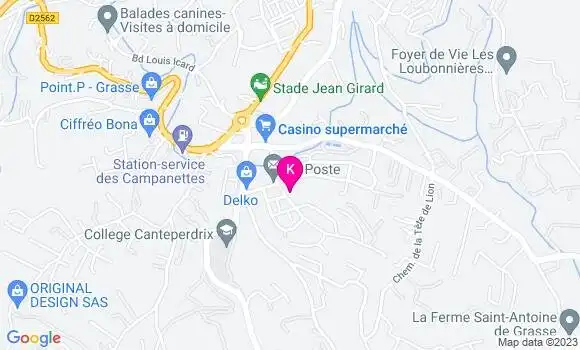 Localisation Amelie Pasquereau