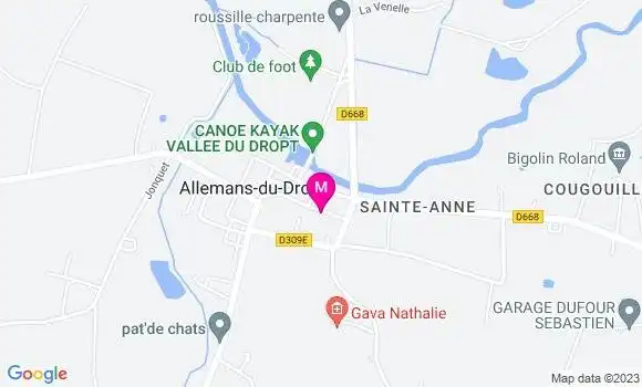 Localisation Alexandre Domec