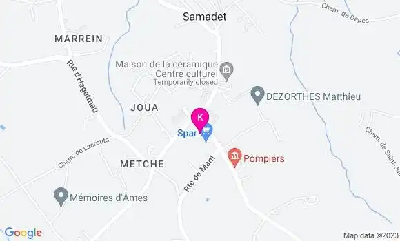 Localisation Melanie Bernadet