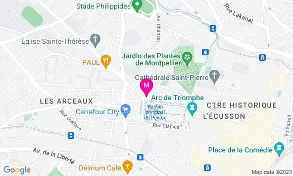 Localisation Jean Marie Bastide