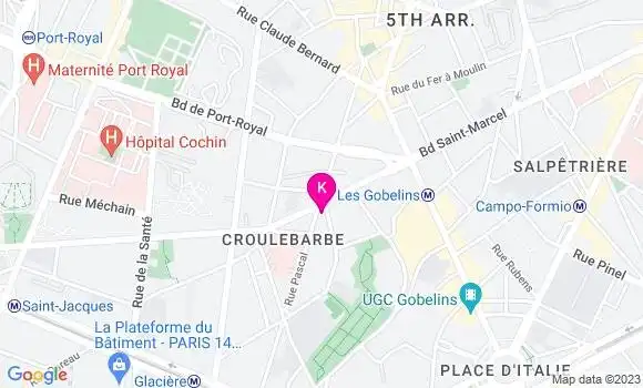 Localisation Emile Toubiana
