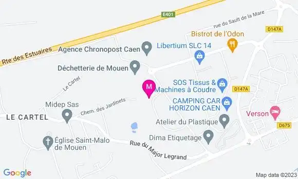 Localisation Benjamin Fourchegue