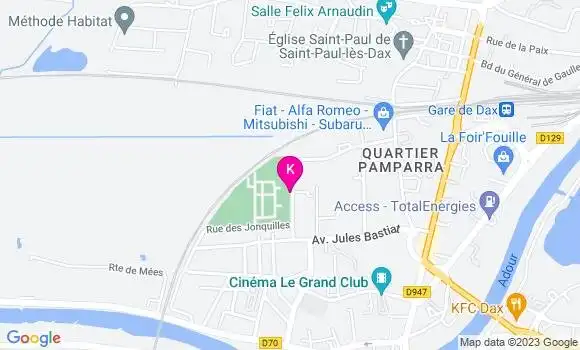Localisation Sandra Delamarche