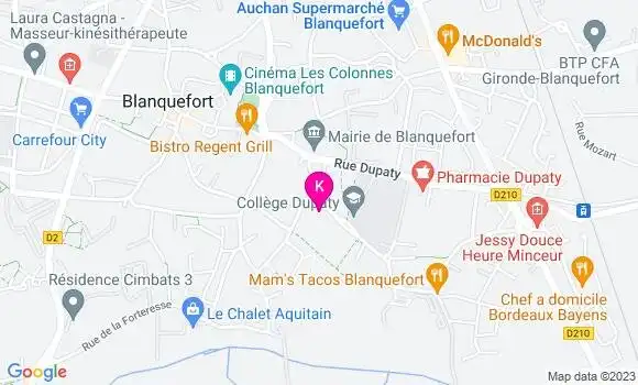 Localisation Margot Ranque