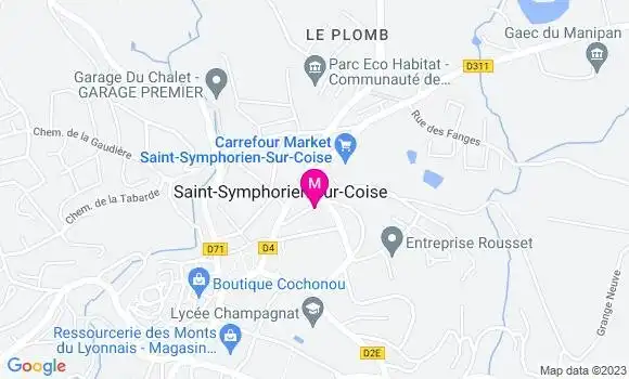 Localisation Thomas Rodriguez