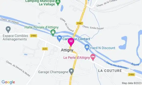 Localisation Mailys Alexandre