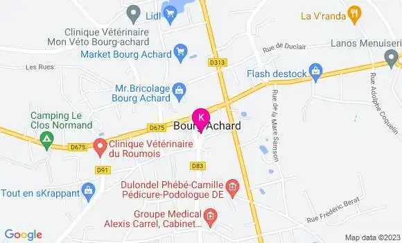Localisation Sandrine Saurel