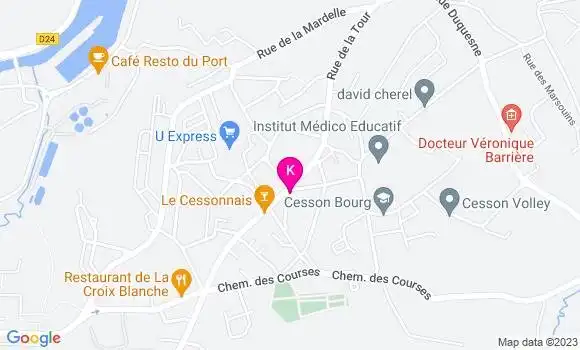 Localisation Emeline Pilon