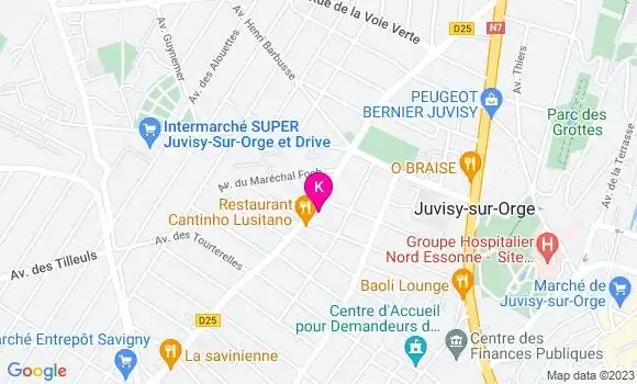 Localisation Isabelle Candelier