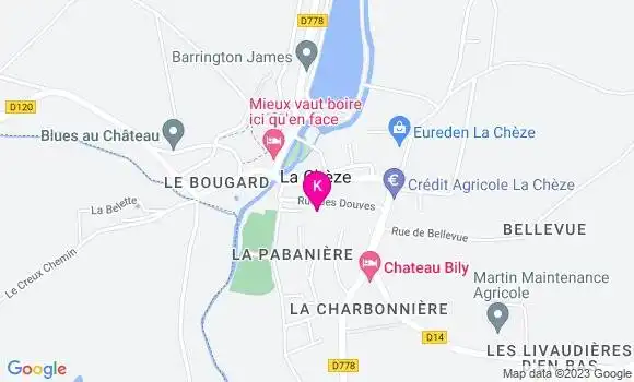 Localisation Angéline Joueo