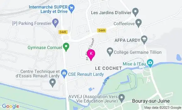 Localisation Elodie Ferrand