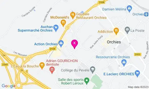 Localisation Stella Auriault