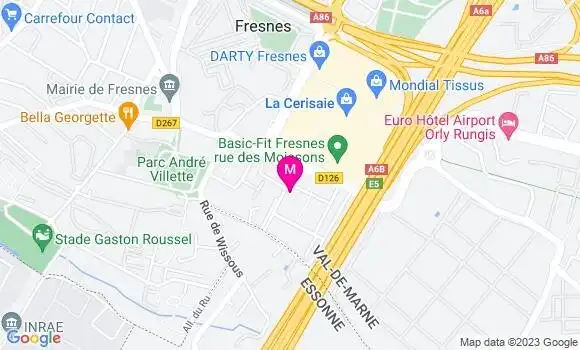 Localisation Baptiste Fernandez