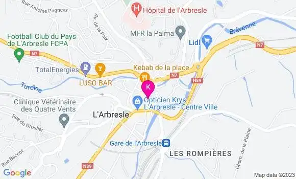 Localisation Gaelle Luc