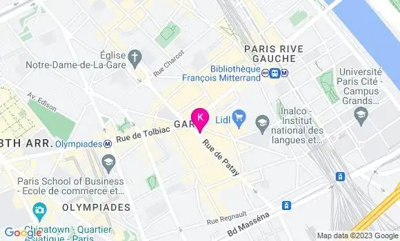 Localisation Estelle Degraeve