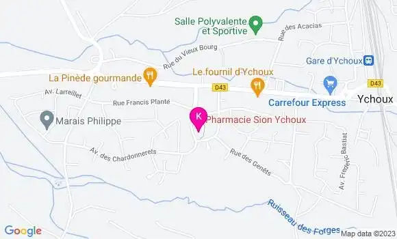 Localisation Thibault Infante