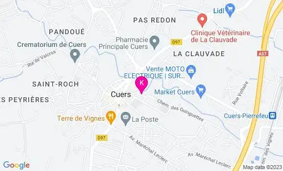 Localisation Marion Gondard