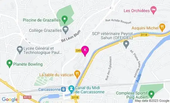 Localisation Hugo Bayssiere