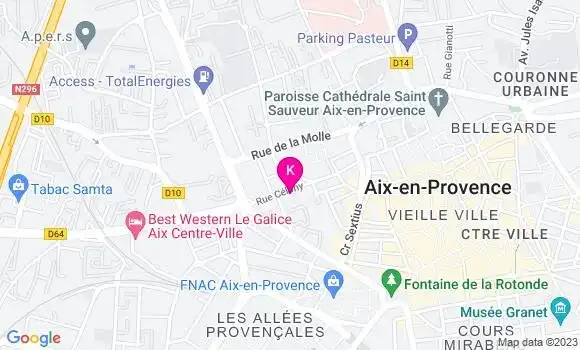Localisation Aude Schweitzer