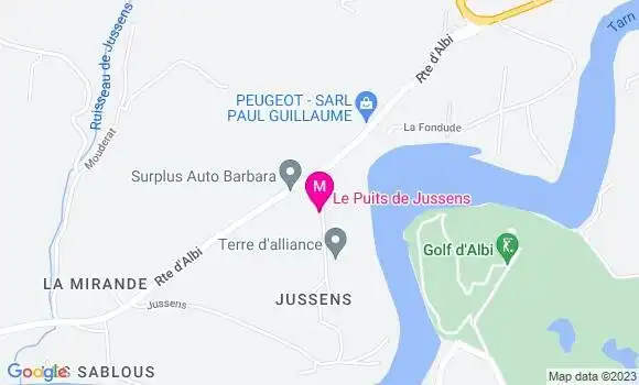 Localisation Michel Beaujard
