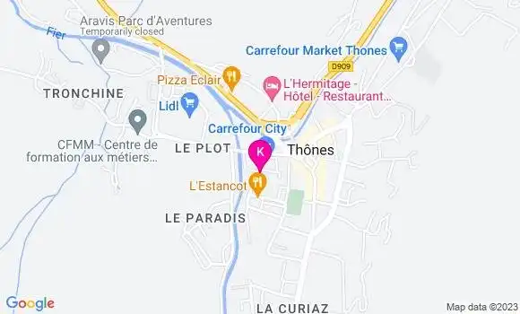 Localisation Quentin Francois