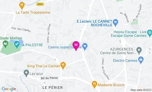 Localisation Lucille Exbrayat