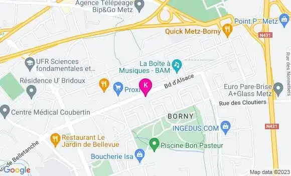 Localisation Clémentine Trompette