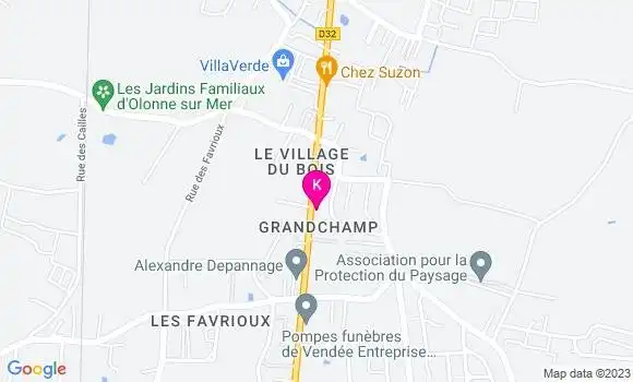 Localisation Alexandre Courrier