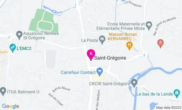 Localisation Kevin Castel