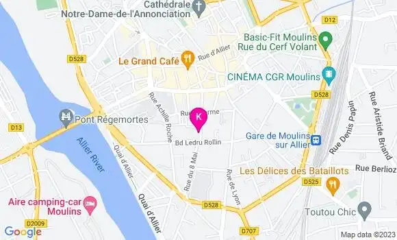 Localisation Roselyne Fernandez