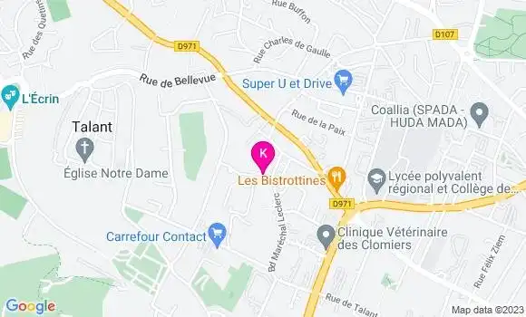 Localisation Theo Degouve De Nuncques