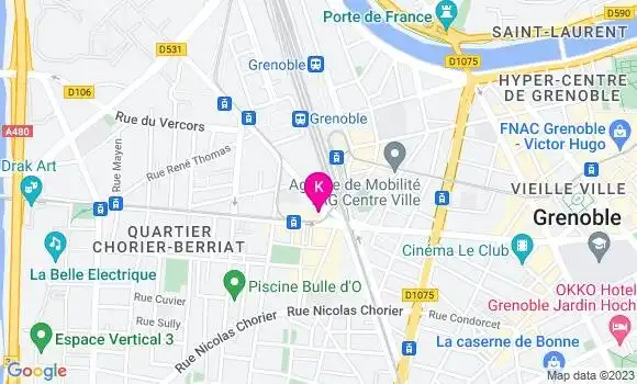 Localisation Rodolphe Caraly