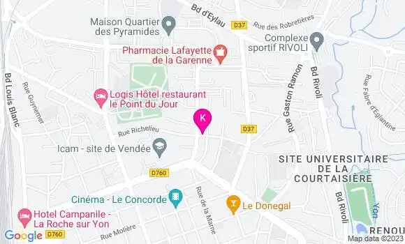 Localisation Caroline Raimbault