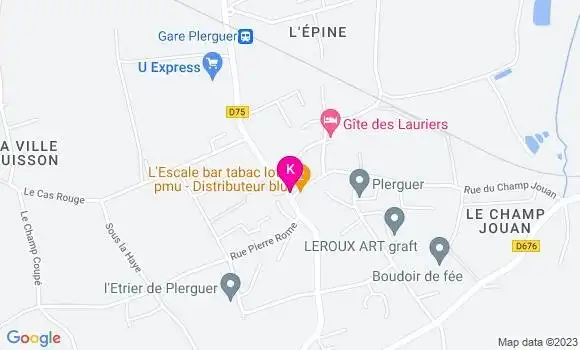 Localisation Maxime Lebreton