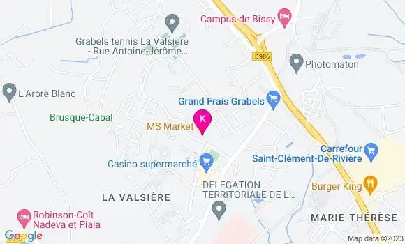 Localisation Frederic Cazal