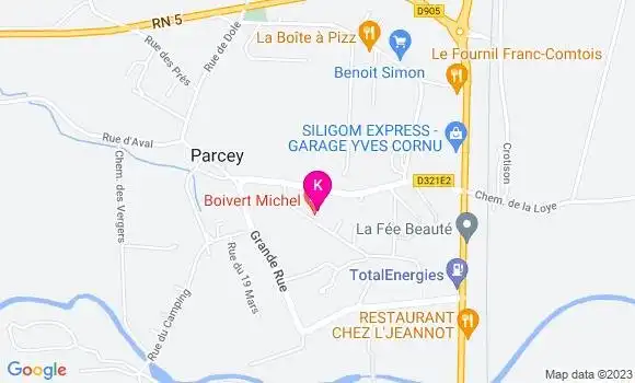 Localisation Michel Boivert